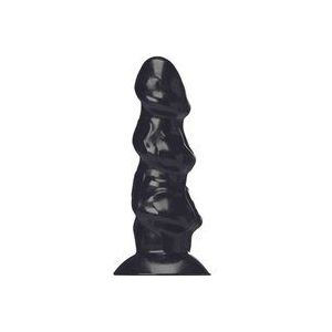 All Black Steroïd - Shuttlecock Dildo - 25.5 cm x 7.3 cm - Anaal Dildo - Grote Dildo - Anaal Toy - Seksspeeltje - Sex Toy