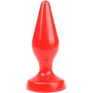 I Love Butt - Klassieke Buttplug - M - Rood