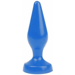 I Love Butt - Klassieke Buttplug - S - blauw