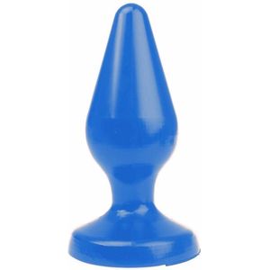 I Love Butt - Klassieke Buttplug - XL - blauw