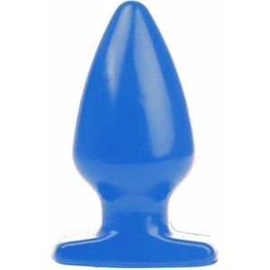 I Love Butt - Dikke Buttplug - L - Blauw