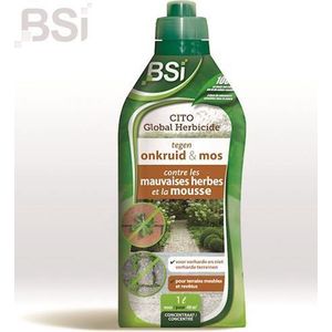 BSI - CITO Global Herbicide - Concentraat - Onkruid- en Mosverdelger - 1 l voor 40 m²
