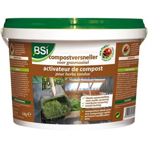 BSI - Compostversneller voor grasmaaisel - Voorkomt het rotten van het gras en de geuroverlast - 6 kg