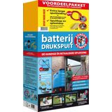 BSI - Batterijdrukspuit - met Extra Spuitleiding - Extra Spuitkap - 15 L Inhoud