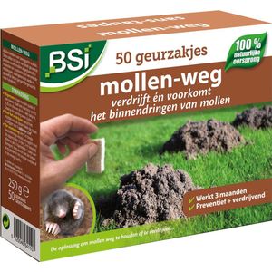 BSI Mollen-Weg Geurcapsules - Mollenbestrijding - 50 Zakjes