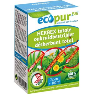 BSI - Ecopur Herbex - Onkruidbestrijding - 225 ml voor 100 m²