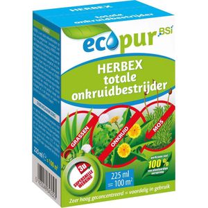 BSI - Ecopur Herbex Onkruiddoder - Onkruidbestrijding - 225 ml voor 100 m²