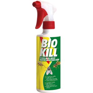 BSI - Bio Kill Vlieg-Mug-Wesp - Snelwerkend Insecticide tegen Vliegen, Muggen en wespen - 375 ml