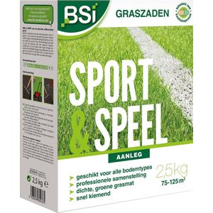 BSI Graszaad sport & speel aanleg 2,5 KG 125M2