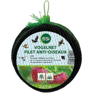 BSI - Vogelnet - Bescherming van planten, fruitbomen en vijver tegen ongewenste vogels - Afweer van vogels - Plantenbescherming - 2 x 5 m