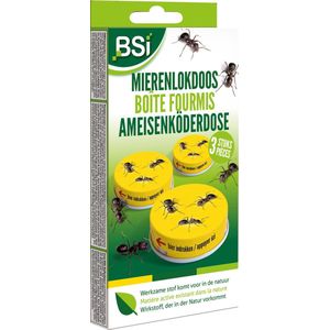 BSI Mierenlokdoos set a 3 stuks geel Kunststof BSI Ongedierteval