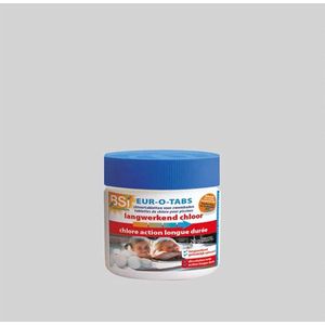 BSI - Eur-O-Choc Langwerkend chloor - Zwembad - Spa - Chloortabletten van 20 g - Voor zwembaden en spa's - 500 g