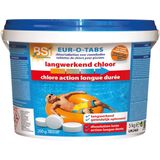 BSI - Eur-O-Tabs Langwerkend chloor - Zwembad - Spa - Chloortabletten van 200 g - Voor zwembaden en spa's - 5 kg