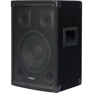 Ibiza - DISCO8B - Trapezvormige 3-weg Luidsprekerbox - Zwart - 20 cm