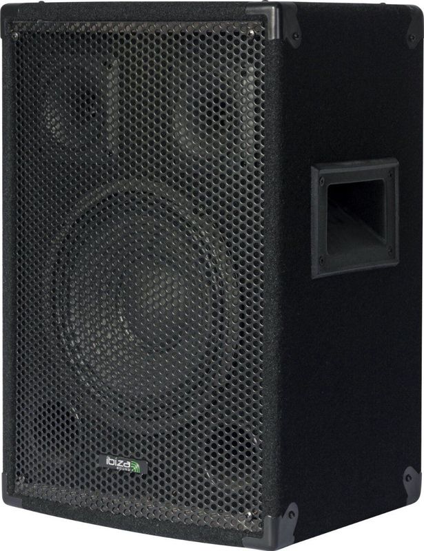 Ibiza - DISCO8B - Trapezvormige 3-weg Luidsprekerbox - Zwart - 20 cm