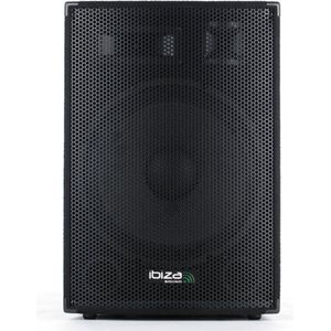 Ibiza - DISCO12B - 3-weg passieve trapeziumvormige luidspreker met 12""/30cm boomer - 600W - Zwart