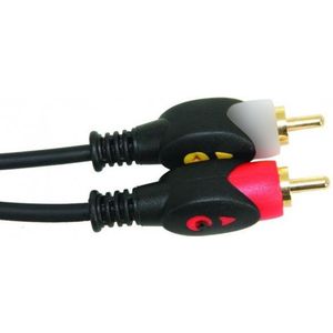 LTC Audio RCA Audiokabel Verguld 1,5 meter