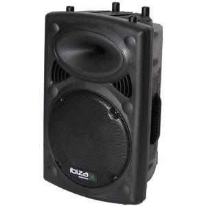 Ibiza - SLK12A-BT - PLUG & PLAY Aktiv-Lautsprecher 12""/30cm, 700W mit integriertem Verstärker - Bluetooth, USB, SD und AUX - Schwarz