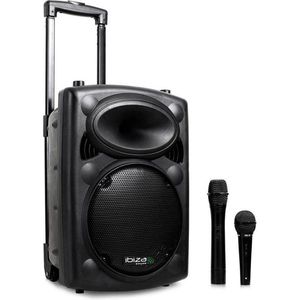 Ibiza Sound Mobiele Geluidsinstallatie PORT10VHF-BT Max. 500W - Zwart