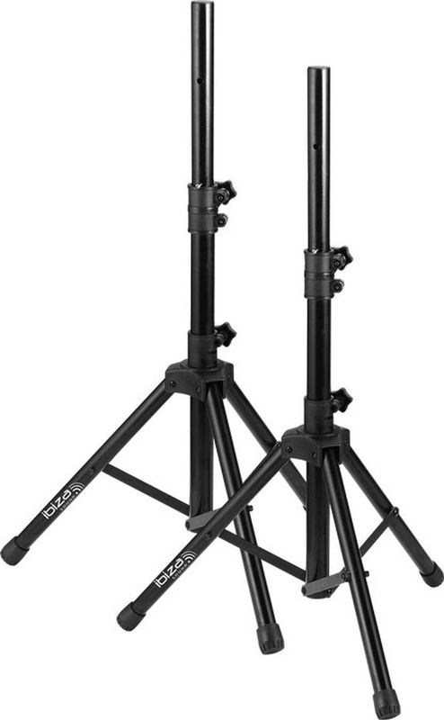 Ibiza Sound - SS01B-MINI - Speaker Statief Set - Draagtas - Duurzaam