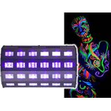 Ibiza - LED-UV24 - UV-effect lamp met 24 LED's van elk 3W, blacklight - Zwart