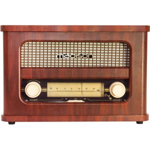 Madison MAD-RETRORADIO Nostalgie Radio met Bluetooth 1 Fm Tuner 2 X 10w