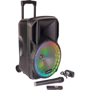 Party Light & Sound - Draagbare luidspreker PARTY-12RGB met BLUETOOTH, USB/SD