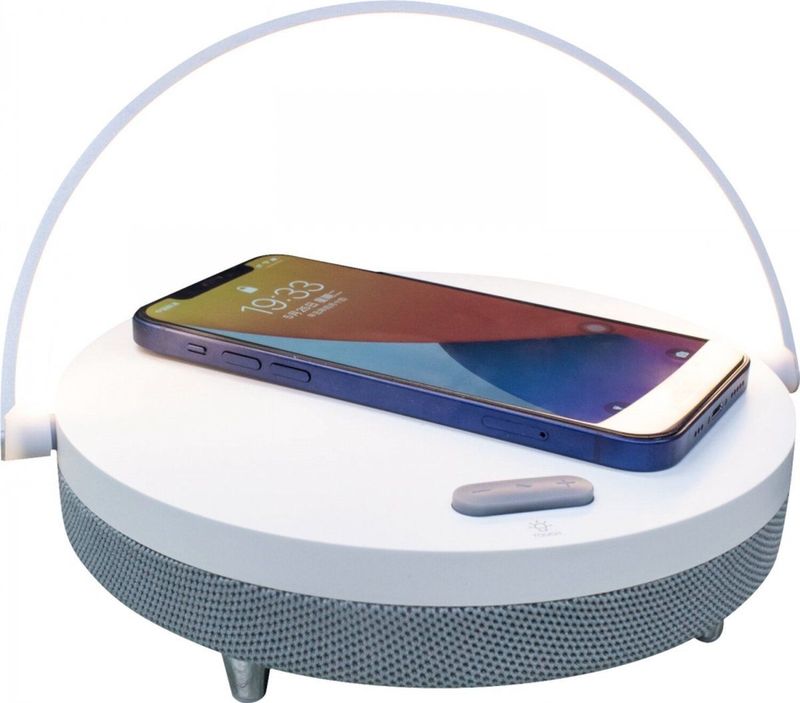 Dimbare Bluetooth Luidspreker 5W met Snelle Inductielader & Handsfree Functie