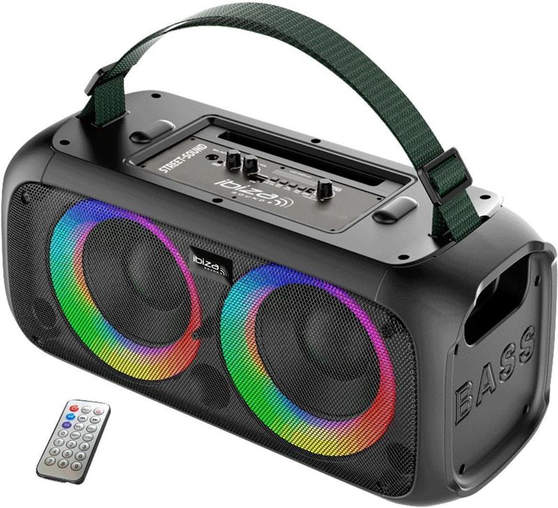 Ibiza Sound - Streetsound - Muziekbox - Koppelbaar - Bluetooth - 100 Watt