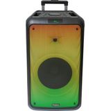 STREET-WAVE-MAX - Draagbaar Luidsprekersysteem - Zwart - Batterij Aangedreven met Bluetooth en USB