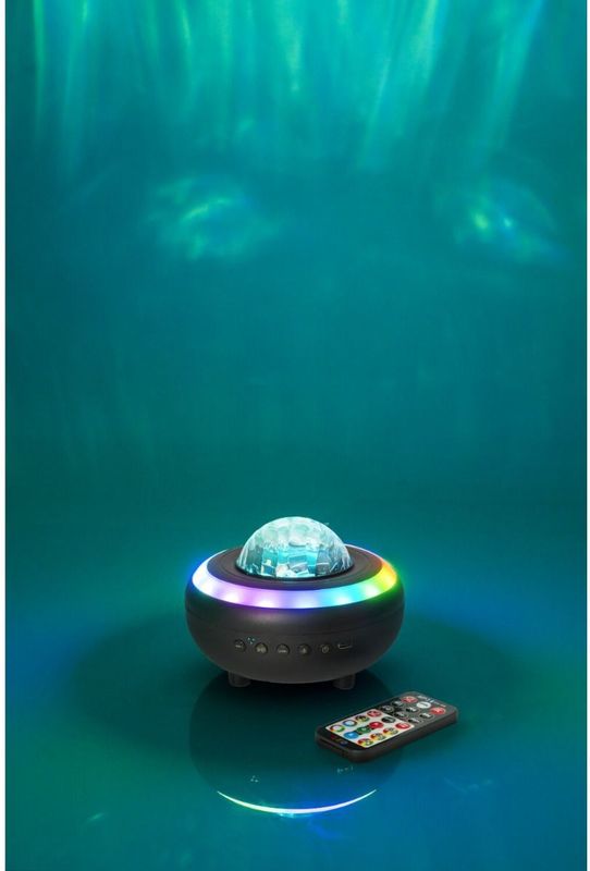 Party Light & Sound - NEBULA - 2-in-1 Luidspreker - Zwart - Bluetooth, Afstandsbediening, USB-C Kabel