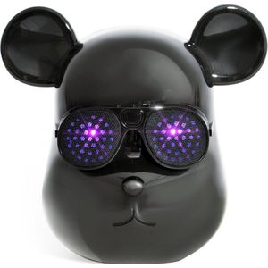 Ibiza - BEAR-SOUND - Bluetooth Luidspreker - Berenkop - Oplaadbare Batterij - LED
