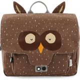 Trixie Boekentas - Mr. Owl - Schooltas voor Kind - School tas Waterafstotend - Voor Jongens en Meisjes - Rugtas voor Basisschool - Bruin