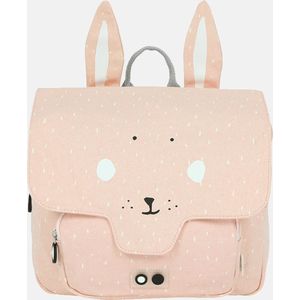 Trixie Boekentas - Mrs. Rabbit - Schooltas voor Kind - School tas Waterafstotend - Voor Jongens en Meisjes - Rugtas voor Basisschool - Roze