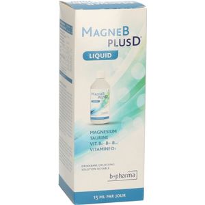 MAGNEBPLUSD - Vloeibare Magnesium - 250ml - Met Vitamine D en B6