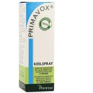 Primavox - Voedingssupplement - Keelspray - 100ml - Natuurlijk
