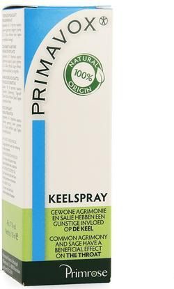 Primavox - Voedingssupplement - Keelspray - 100ml - Natuurlijk