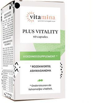 Vita Mina - Plus Vitality Caps - 60 Capsules - Ginseng Extracten