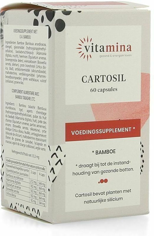 Voedingssupplement - Organisch Silicium - 60 Capsules - Natuurlijke Extracten