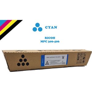 Toner Ricoh MP C306 / 307 / 406  Cyan – Compatible