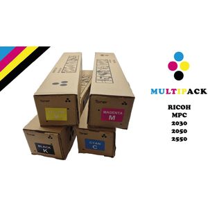 Multipack Toner Ricoh MP C2030 / 2530 / 2050 /2550  BK/C/M/Y – Compatible