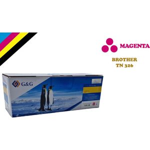 Toner Brother TN-326/  Magenta Convient Pour DCP-L8400, L8400CDW, L8400CDN, L8450, L8450CDW, HL-L8250, L8250CDN, L8350, L8350CDW, MFC-L8650, L8650,CDW, L8850 - Compatible