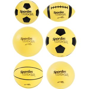 Supersafe ballenset | Luchtgevulde ballen | Set van 6 ballen| Spordas | Zachte ballen