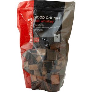 Barbecook hout chunks eik whisky 900g (6st./disp.)