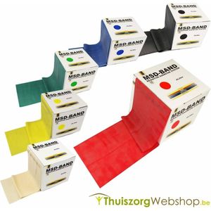 Elastische Therapieband latex Moves 5,5 m: X-soft - beige