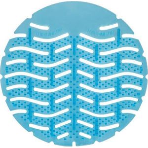 Urinoir matjes blauw met anti-spat haartjes - 10 stuks