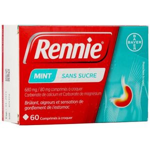 Rennie - Kauwtabletten - 60 stuks