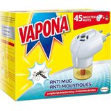 12x Vapona Anti-Mug Muggenstekker 45 nachten