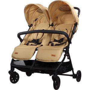 Ding Mellizo Duowagen - Camel - Lichtgewicht Tweelingbuggy