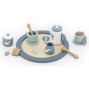 1/12 Schaal Miniatuur Porselein Theeservies Borden en Bestek Keukengerei Poppenhuis Accessoires, Kers
